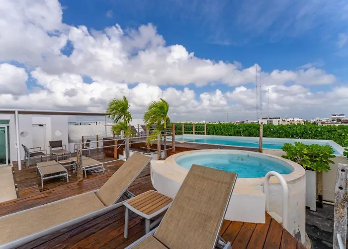 Apartamento Downtown Playa Close 5th Av Rooftop Pool *