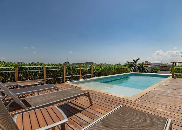 Apartamento Downtown Playa Close 5th Av Rooftop Pool Playa del Carmen