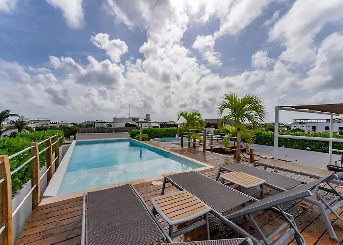 Downtown Playa Close 5th Av Rooftop Pool Apartamento